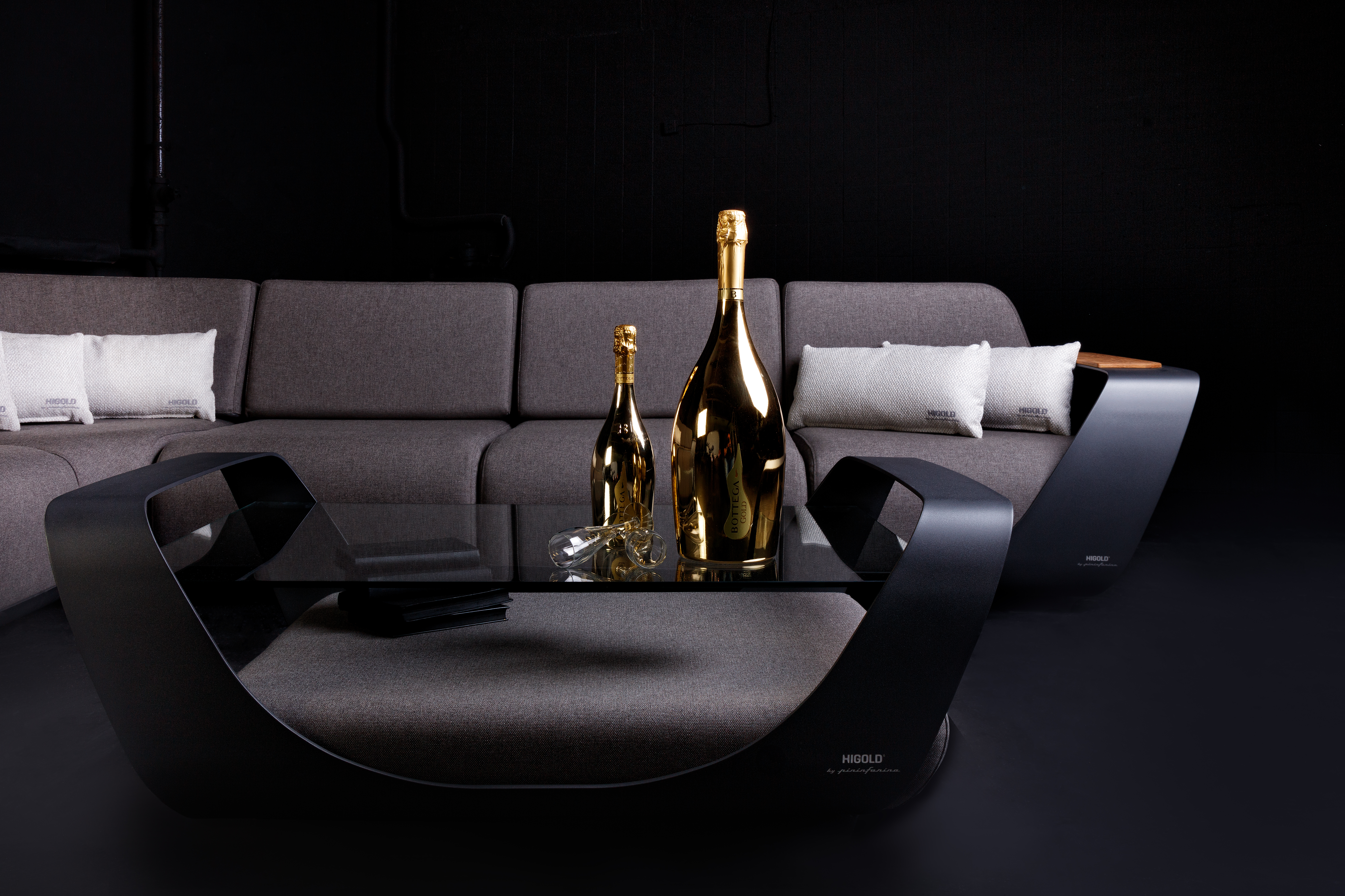 Onda Lounge Garten Sofa Set | Black Edition