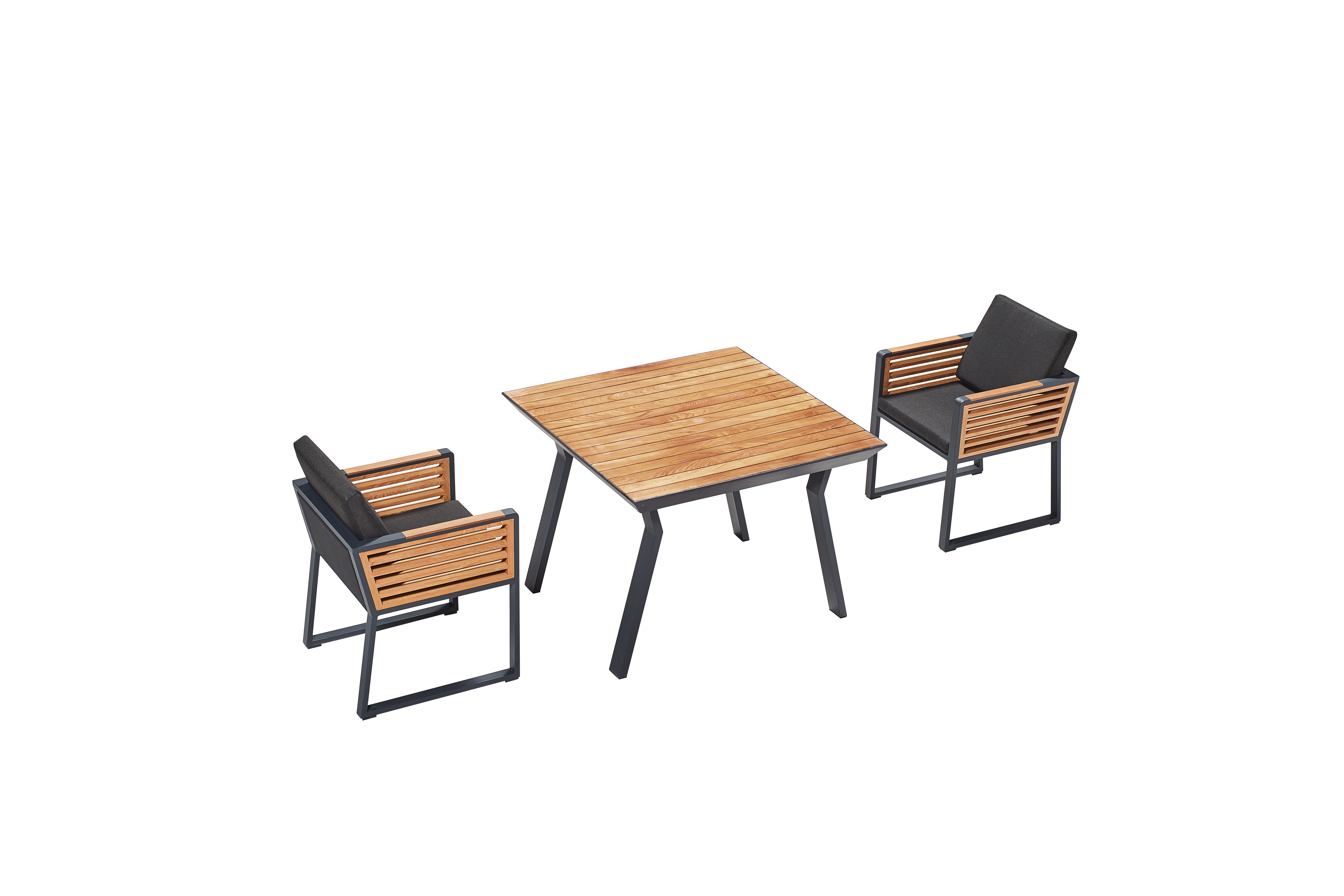 New York Gartenmöbel Set | 4 Gartenstühle + Tisch